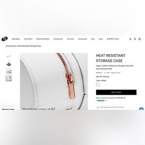 T3 NEW. Heat resistant storage case with heat resistant mat. No box